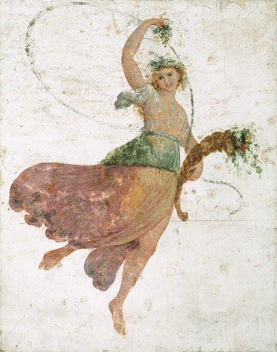 Young Dancer with a Cornucopia and a Bunch of Grapes from Carlo Bevilacqua