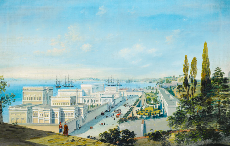 The Ciragan Palace in Constantinople from Carlo Bossoli