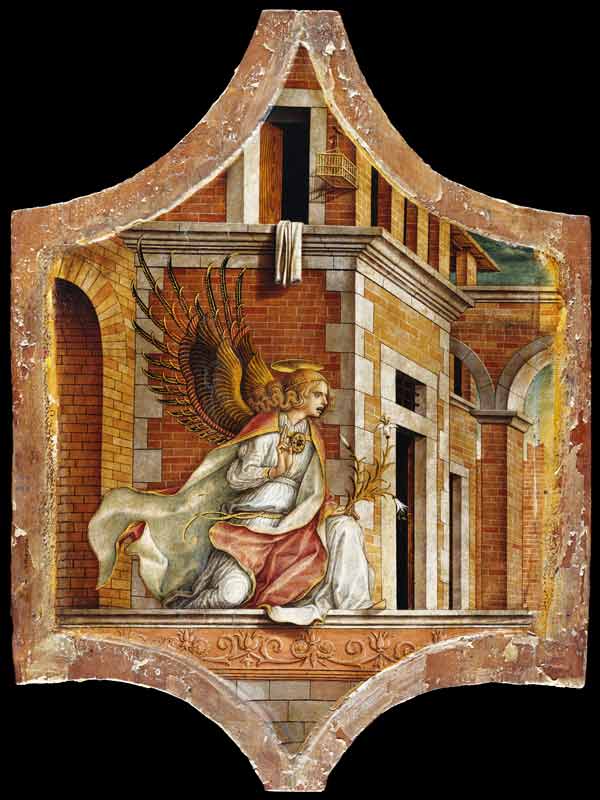 The Angel of the Annunciation from Carlo Crivelli