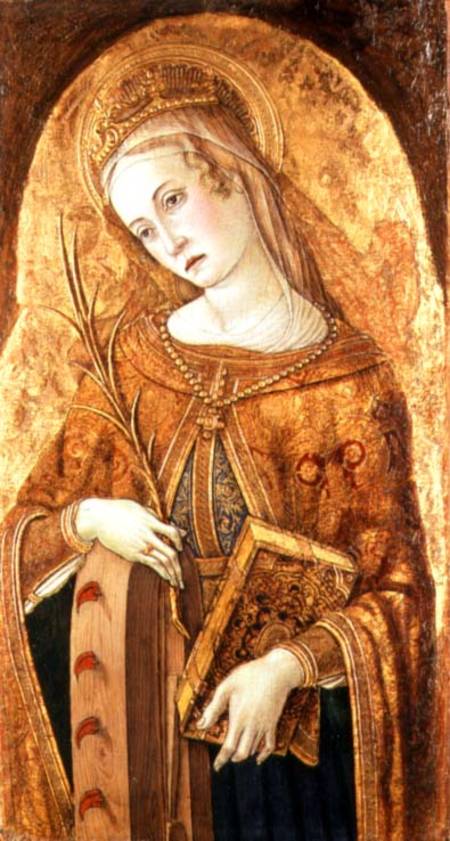 St. Catherine of Alexandria from Carlo Crivelli