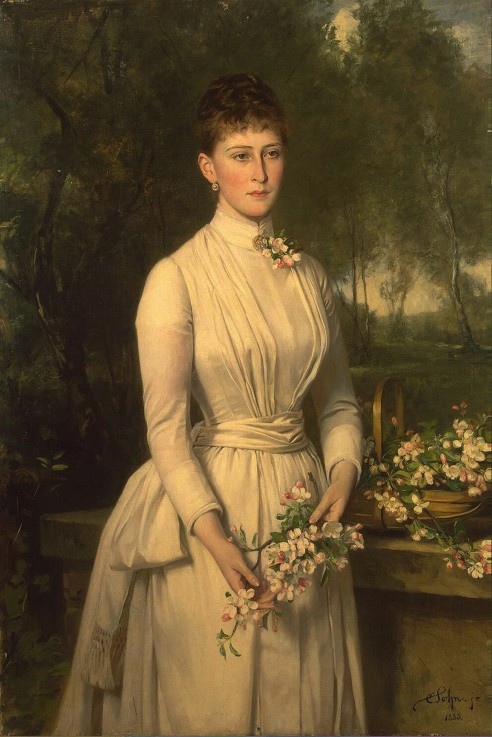Portrait of Grand Duchess Elizaveta Fyodorovna (1864–1918), Princess Elizabeth of Hesse and by Rhine from Carl Rudolph Sohn