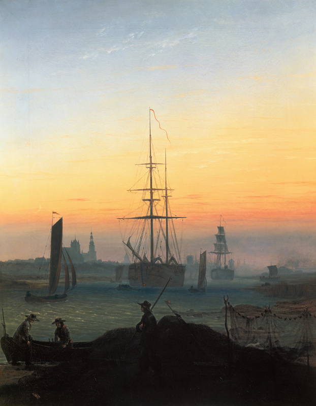 Port of Greifswald. from Caspar David Friedrich
