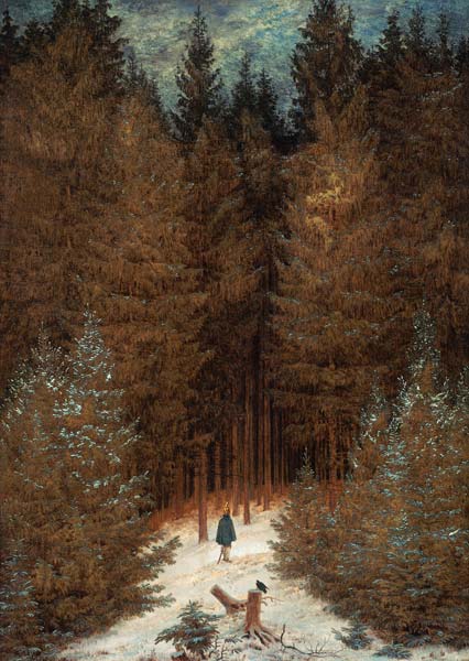 The Chasseur in the woods from Caspar David Friedrich