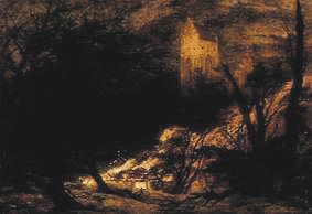 Conflagration. from Caspar David Friedrich