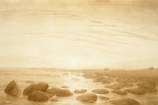 Moonrise by the sea from Caspar David Friedrich