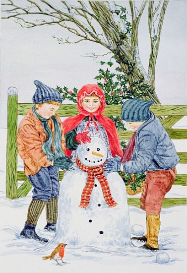 Building a snowman (w/c)  from Catherine  Bradbury
