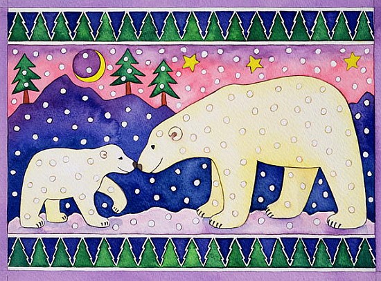 Polar Bears (w/c)  from Cathy  Baxter