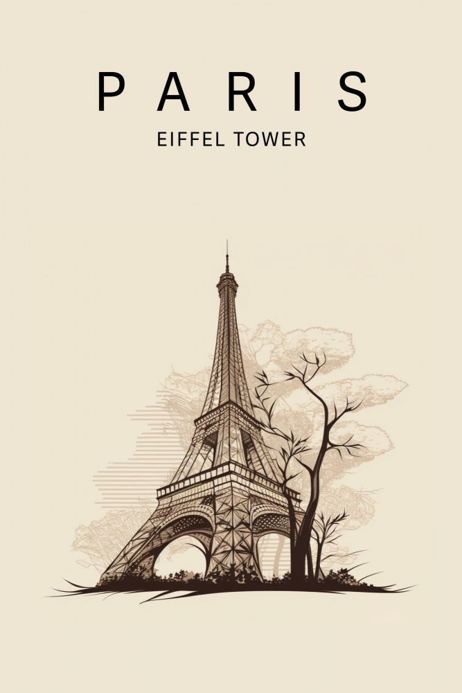 Paris Eiffel Tower from Caz Reason