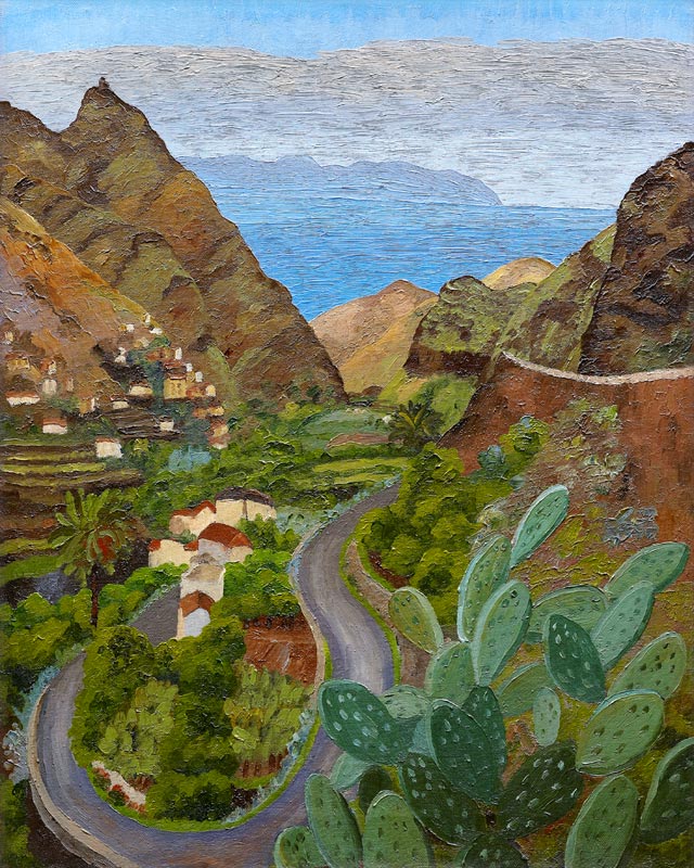 Agaete, Gran Canaria from Cedric Morris