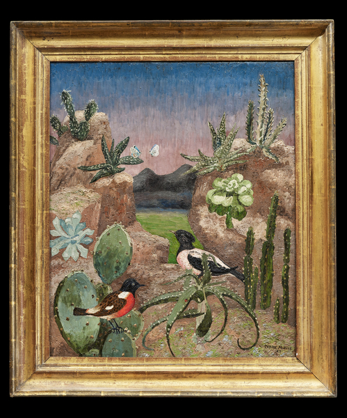 Birds and Cacti from Cedric Morris