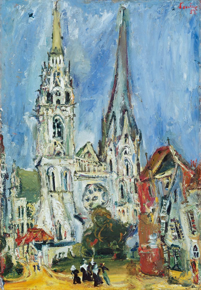 The cathedral of Chartres from Chaim Soutine