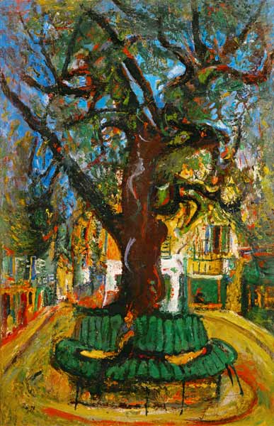 The tree in Vence / painti from Chaim Soutine