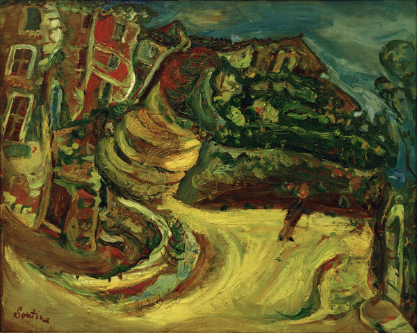 Street in Céret from Chaim Soutine