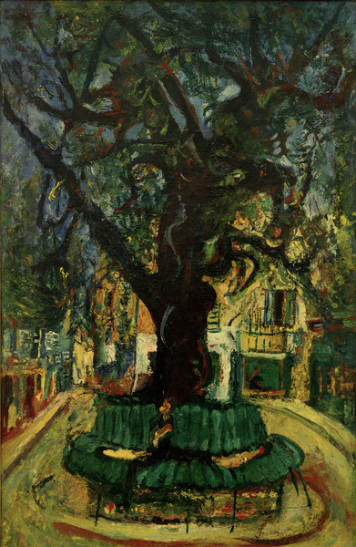 Village Square in Vence from Chaim Soutine