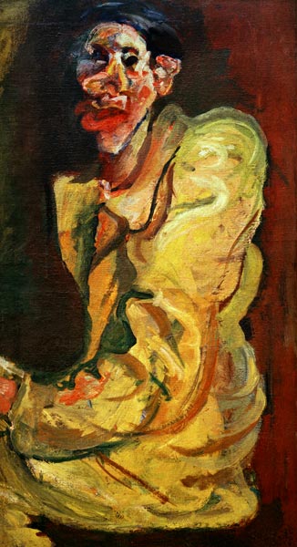 Grotesque - self-portrait from Chaim Soutine