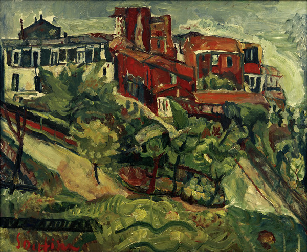 Red Houses from Chaim Soutine