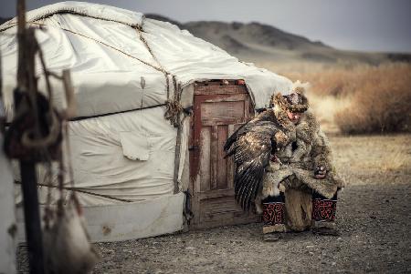 Kazakh Eagle Hunter of Mongolia.