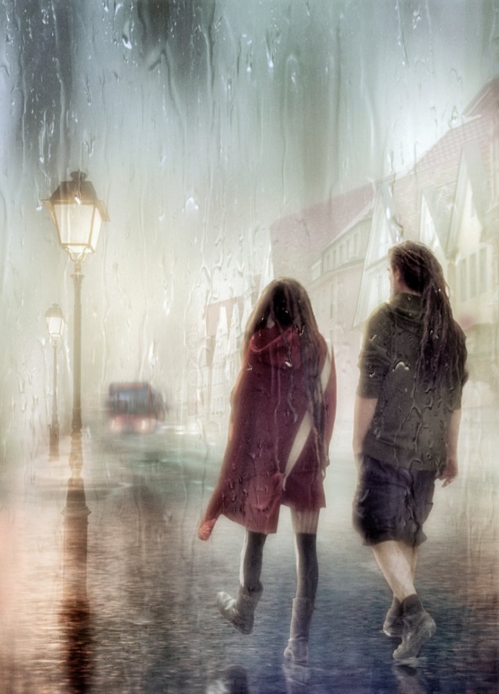 ‘....walk the city streets on a misty rainy day... from Charlaine Gerber