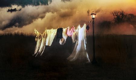 Washing night...