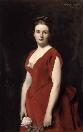 Portrait of Countess Anna Alexandrovna Obolenskaya (1861-1917)