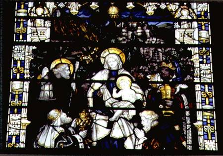 Adoration of the Magi, manufactured by Kempe & Co. from Charles E. Kempe