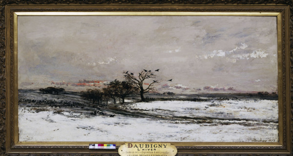Ch.F.Daubigny, Winter from Charles-François Daubigny