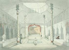 Interior of a Persian bath at Kermanshah
