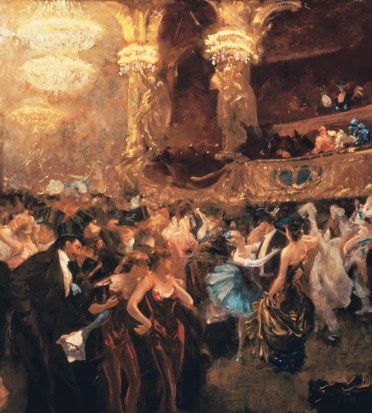 Masked ball in the opera from Charles Hermans