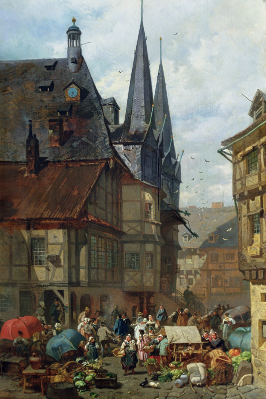 The Marketplace in Wernigerode from Charles Hoguet