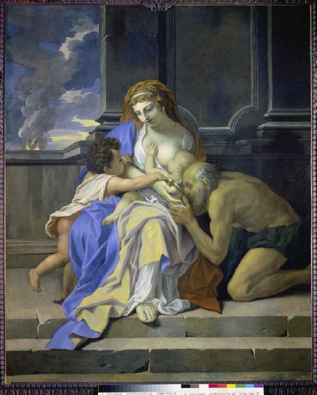 Allegory of the charity (Charité) from Charles Le Brun