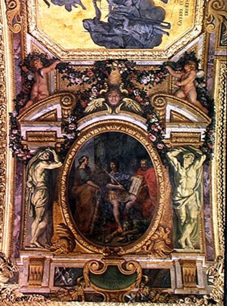Judicial Reformation in 1667, Ceiling Painting from the Galerie des Glaces from Charles Le Brun