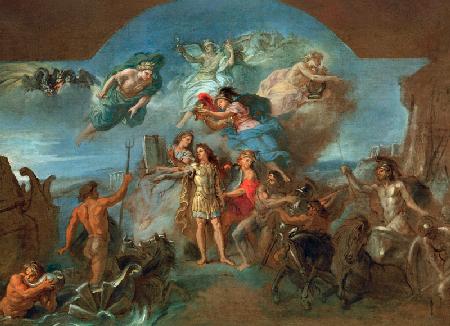 Louis XIV / Painting by Le Brun.