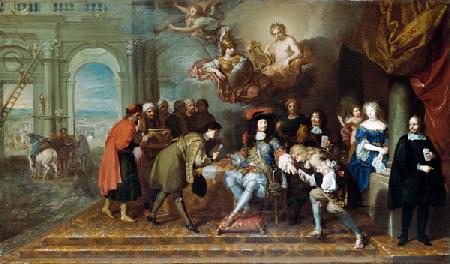 Louis XIV. receives one sent