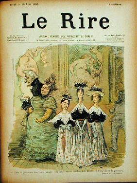 At the Salon, front cover of 'Le Rire'