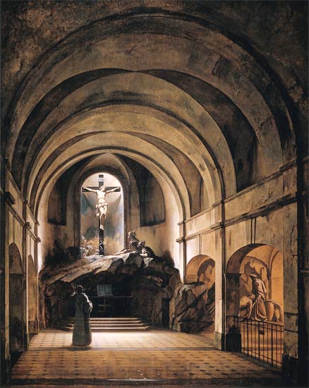 The chapel of the Calvaires Saint smelled of from Charles Marie Bouton