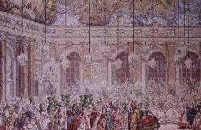 The Masked Ball at the Galerie des Glaces on the Occasion of the Marriage of the Dauphin to Marie-Th
