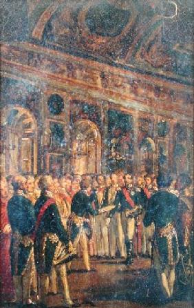 The Senate Presenting Louis Napoleon Bonaparte (1808-73) with the Result of the Plebiscite Proclaimi
