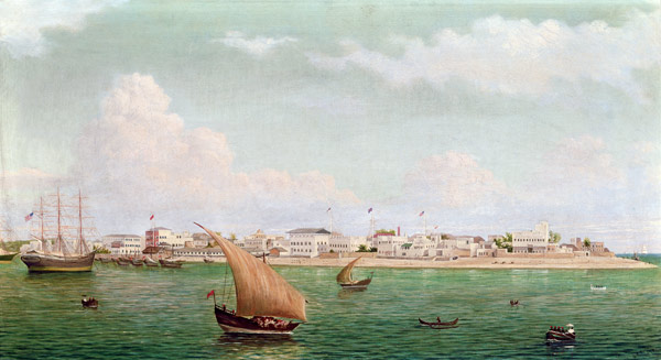 Zanzibar Harbour from Charles Porter Brown