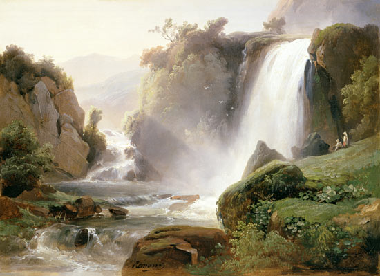 The waterfalls of Tivoli. from Charles Rémond
