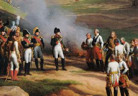 Detail from The Surrender of Ulm, 20th October, 1805 - Napoleon and the Austrian generals