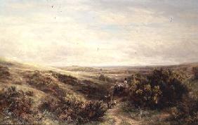 Moorland Landscape with Figures