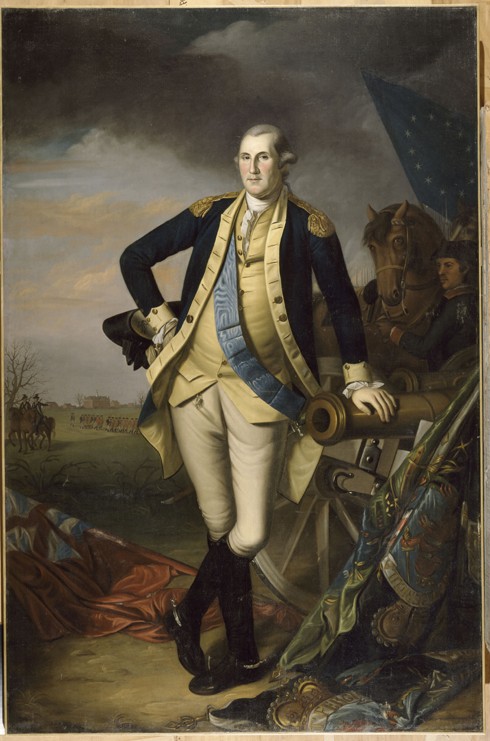 George Washington after the Battle of Princeton on January 3, 1777 from Charles Willson Peale