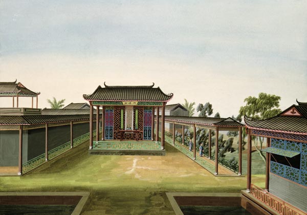 Garden Scene from Chinese School