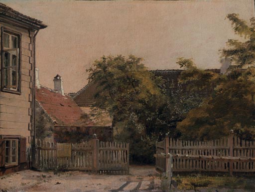 Blick in den Hof des Baeckers Koebke am Blegdammen from Christen Koebke