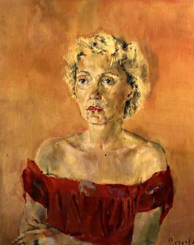 Portrait of Mme. Annavis, 1948 from Christian Berard