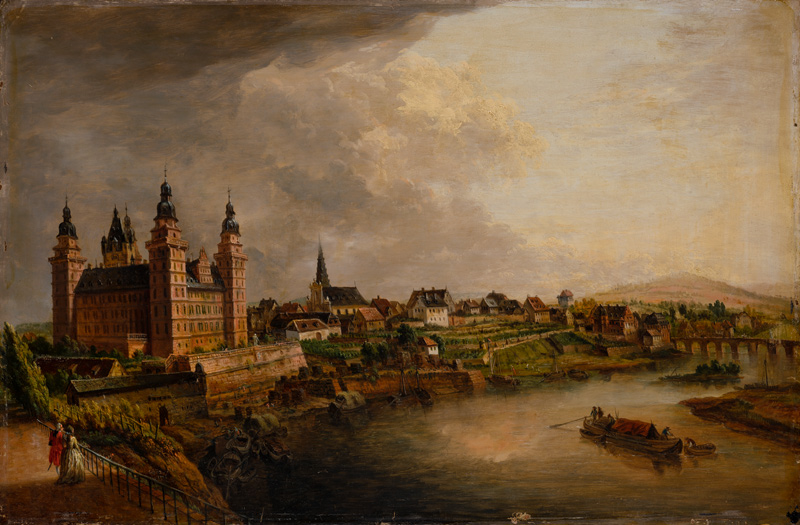 View of Aschaffenburg from Christian Georg Schütz d. Ä.