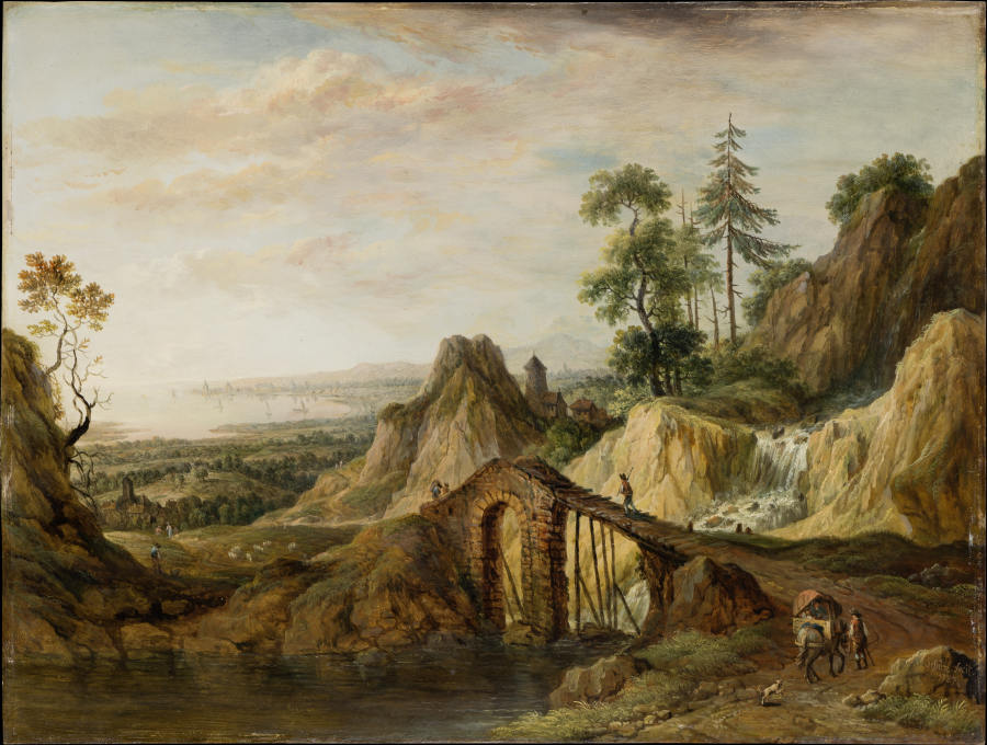 Landscape with a Bridge from Christian Georg Schütz d. Ä.