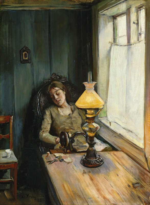 Tired from Christian Krohg