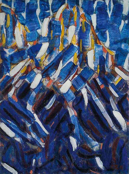 Abstraction (the Blue Mountain) from Christian Rohlfs