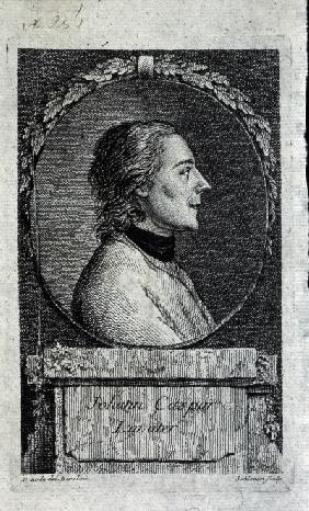 Portrait of the poet and physiognomist Johann Kaspar Lavater (1741-1801)